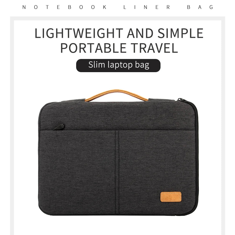 ComfortCarry 2-in-1  Thick Padding Lightweight Laptop Sleeve & Handheld Case