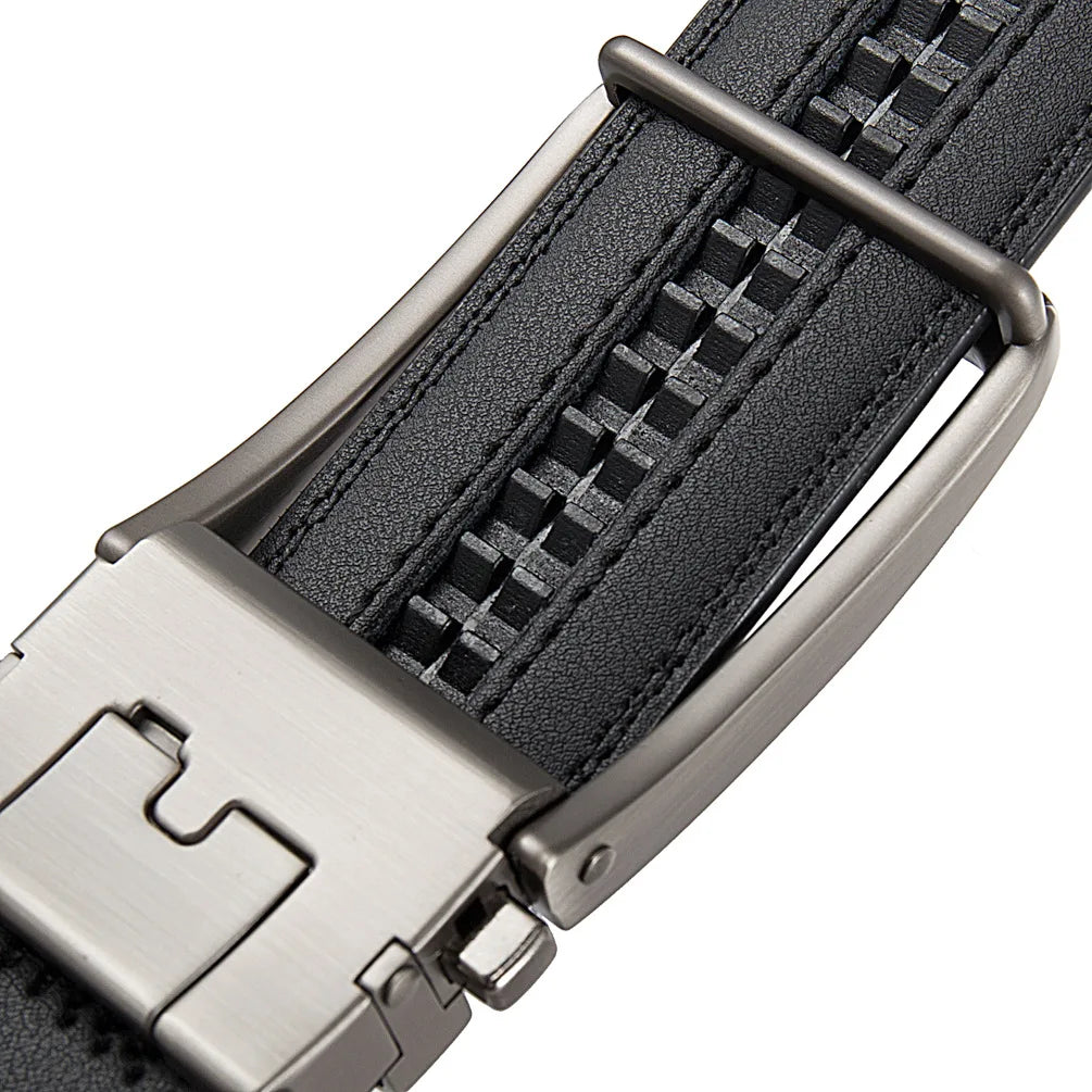 One-Handed Operation Automatic Buckle Holes-Free Micro-Adjustable Belt