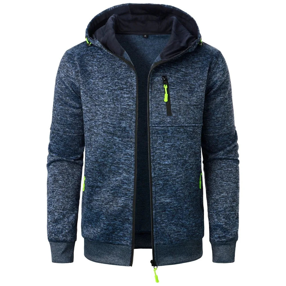 Lightweight and Breathable Zip up Hoodie with Zipper Pockets