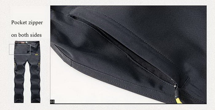 Stretchable Quick Dry Cargo Pants For Men
