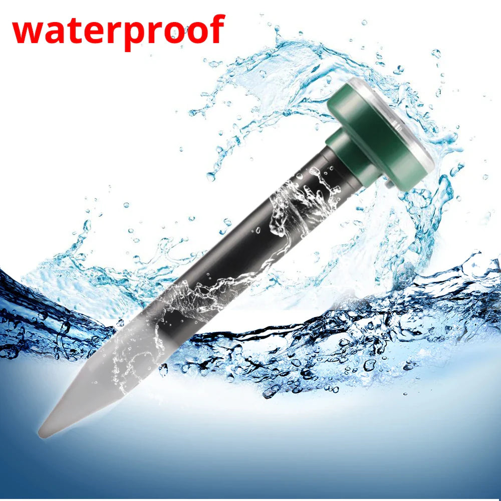 Solar Ultrasonic Sonic Pest & Rodent Repellent with Ground Vibration