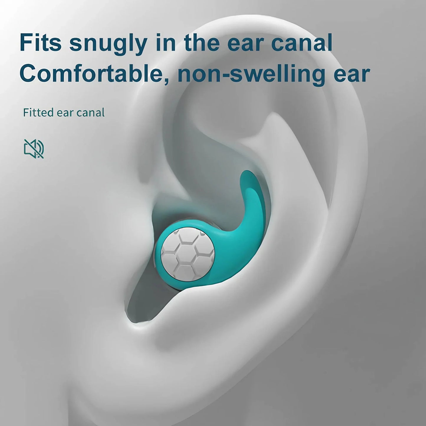 Triple-Layer Noise-Blocking Silicone Seal Isolation Earplugs