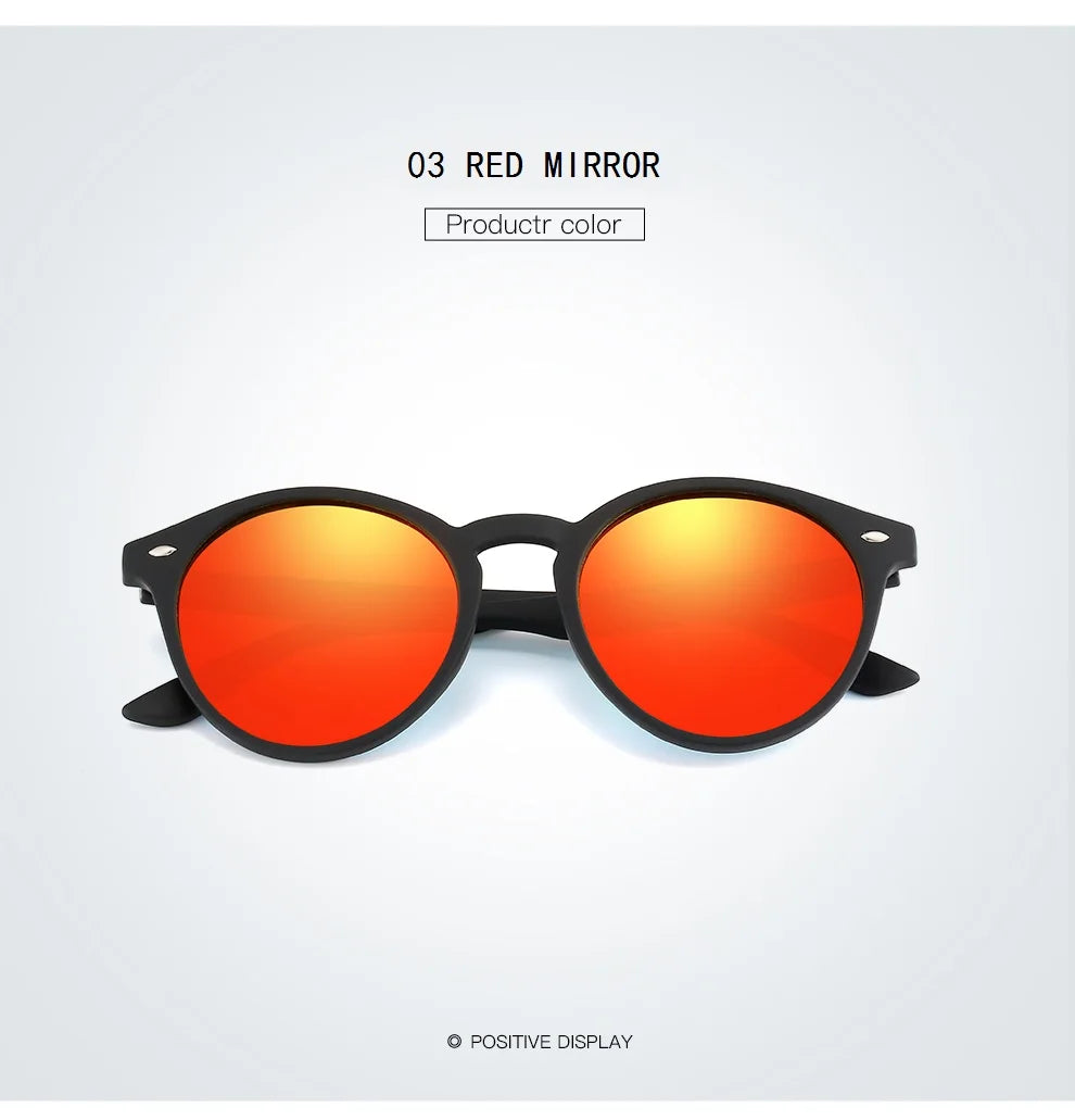 RetroRound Designer Polarized Driving Sunglasses UV400