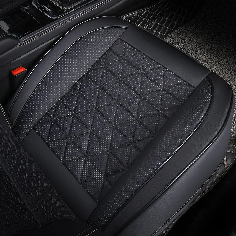 Deluxe PU Leather Car Seat Cover – Padded, Breathable & Universal Fit
