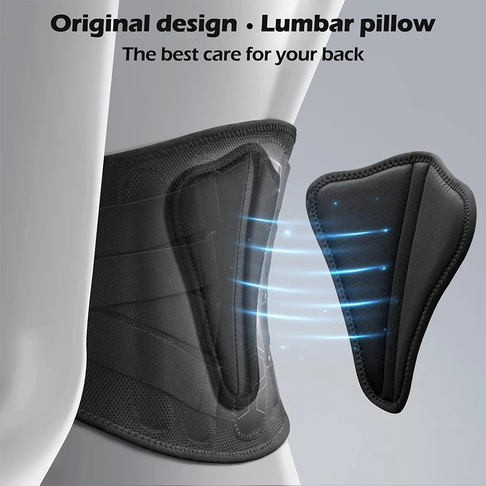 Lower Back & Lumbar Support Brace – Pain Relief for Sciatica, Herniated Discs and Scoliosis