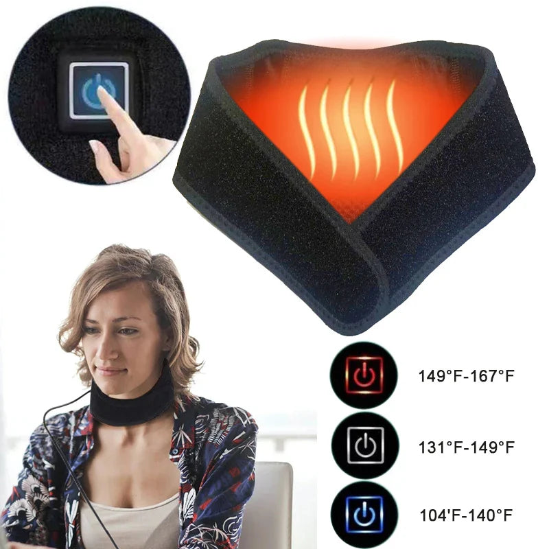 WarmRelief Tension & Stiffness USB Heated Ergonomic Neck Guard