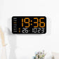 Seniors-Friendly Easy-Read Large Display LED Voice Control Alarm Clock