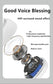 Open-Ear HD Sound Noise Reduction & Low Latency Clip-On Earphone