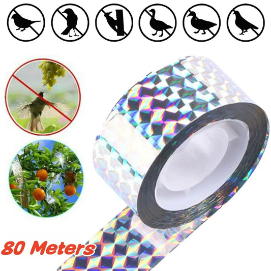 Double-Sided Bird Repellent Reflective Scare Tape