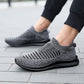 Slip-on Breathable Laceless Lightweight Anti-slip Walking Shoes