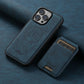 Magnetic Magsafe Charging Leather iPhone Case with Detachable Pocket