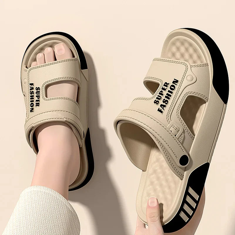 Cushioned Platform Lightweight  Breathable EVA Slip-On Sandals