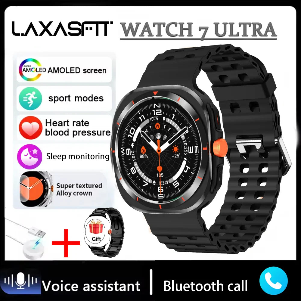 SeniorSafe Large Display Health Monitoring & Emergency SOS Senior Friendly Smartwatch