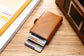 DoubleDeck 14 Cards Quick Pop-Up Access RFID Protection Mini Wallet