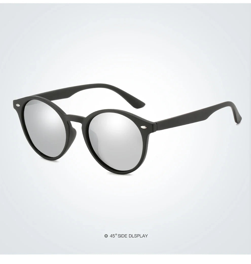 RetroRound Designer Polarized Driving Sunglasses UV400