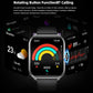 Ultra-Thin and Lightweight Brilliant 1.96” AMOLED Display Health Monitoring Smartwatch
