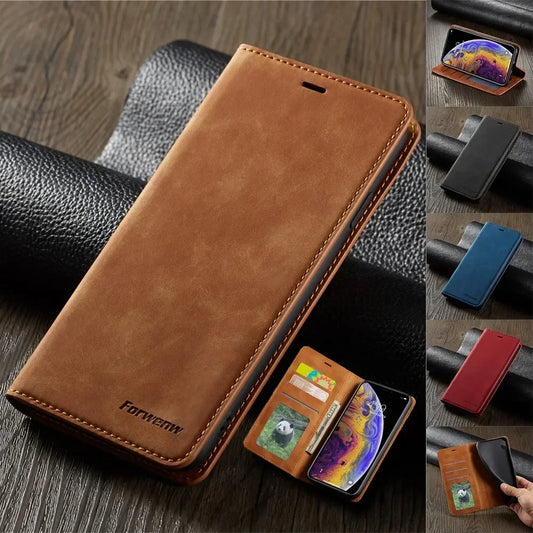 SmartCarry Deluxe Wallet Case with Magnetic Closure and Hands-Free Stand