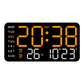 Seniors-Friendly Easy-Read Large Display LED Voice Control Alarm Clock