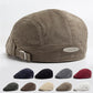 Vintage Corduroy Front and Back Wear Newsboy Flat Cap