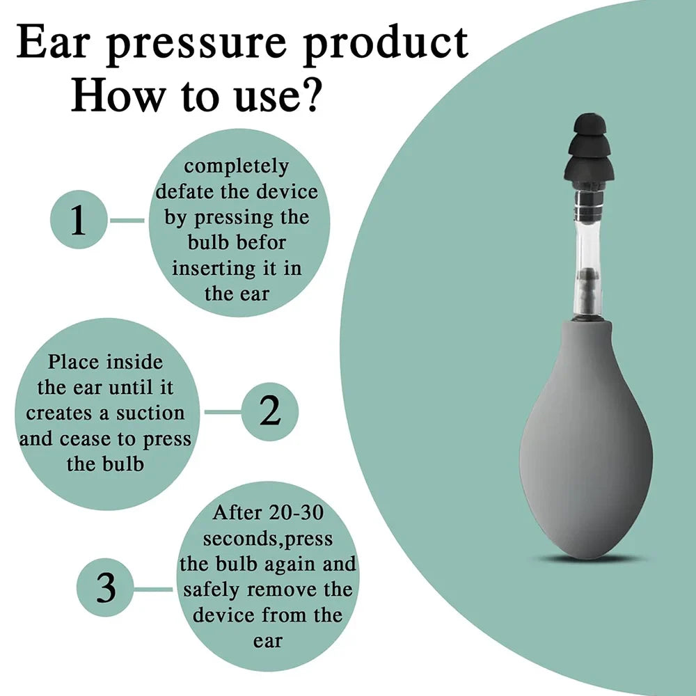 Headaches & Tension Drug-Free Senior-Friendly Ear Pressure Relief Device