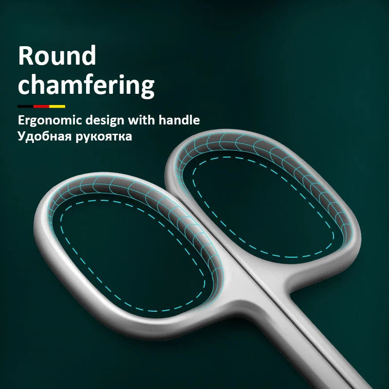 Professional Medical-Grade Stainless Steel Thin Blade Cuticle Scissors
