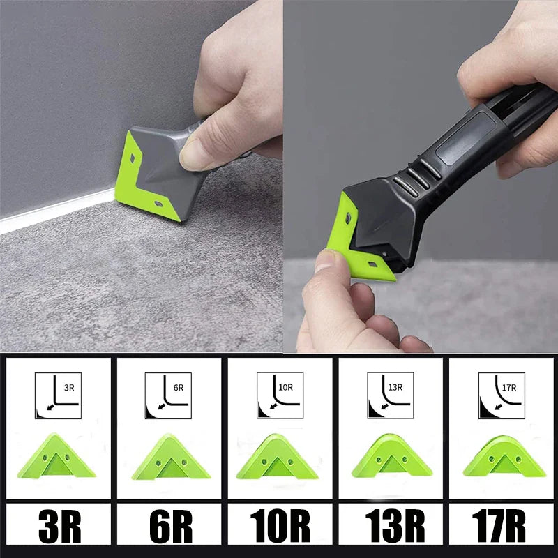 Versatile 5 in 1 Sealants Scraper Remover & Caulk Finisher Tool