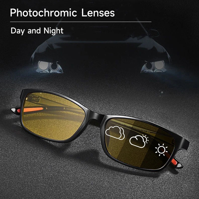 Ultra-Light Photochromic Day and Night Driving Sunglasses