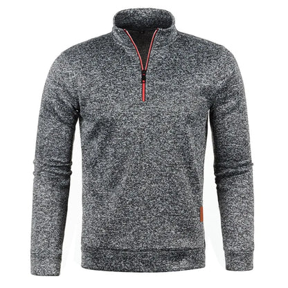 Easy-Wear Warm Half-Zip Men’s Pullover