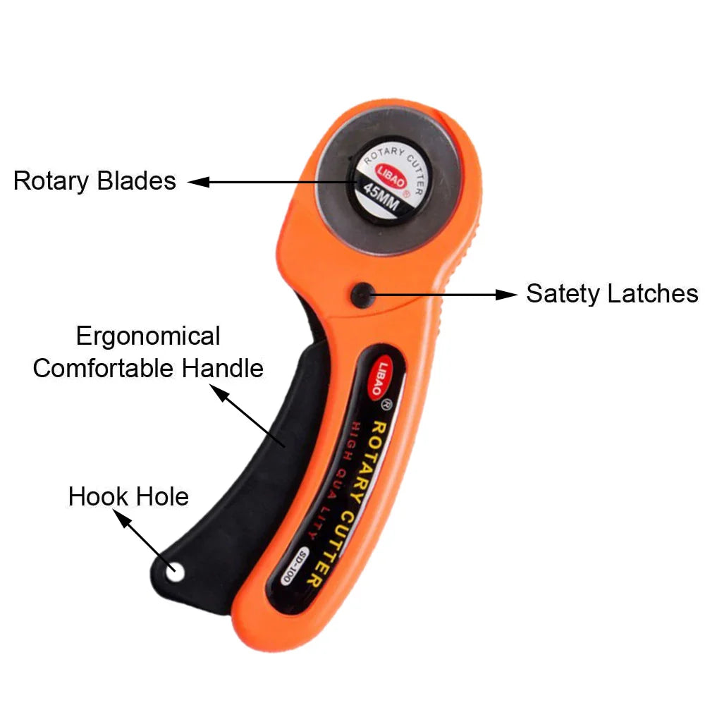 DIY Effortless Precision Craft Rotary Cutter for Leather & Various Materials