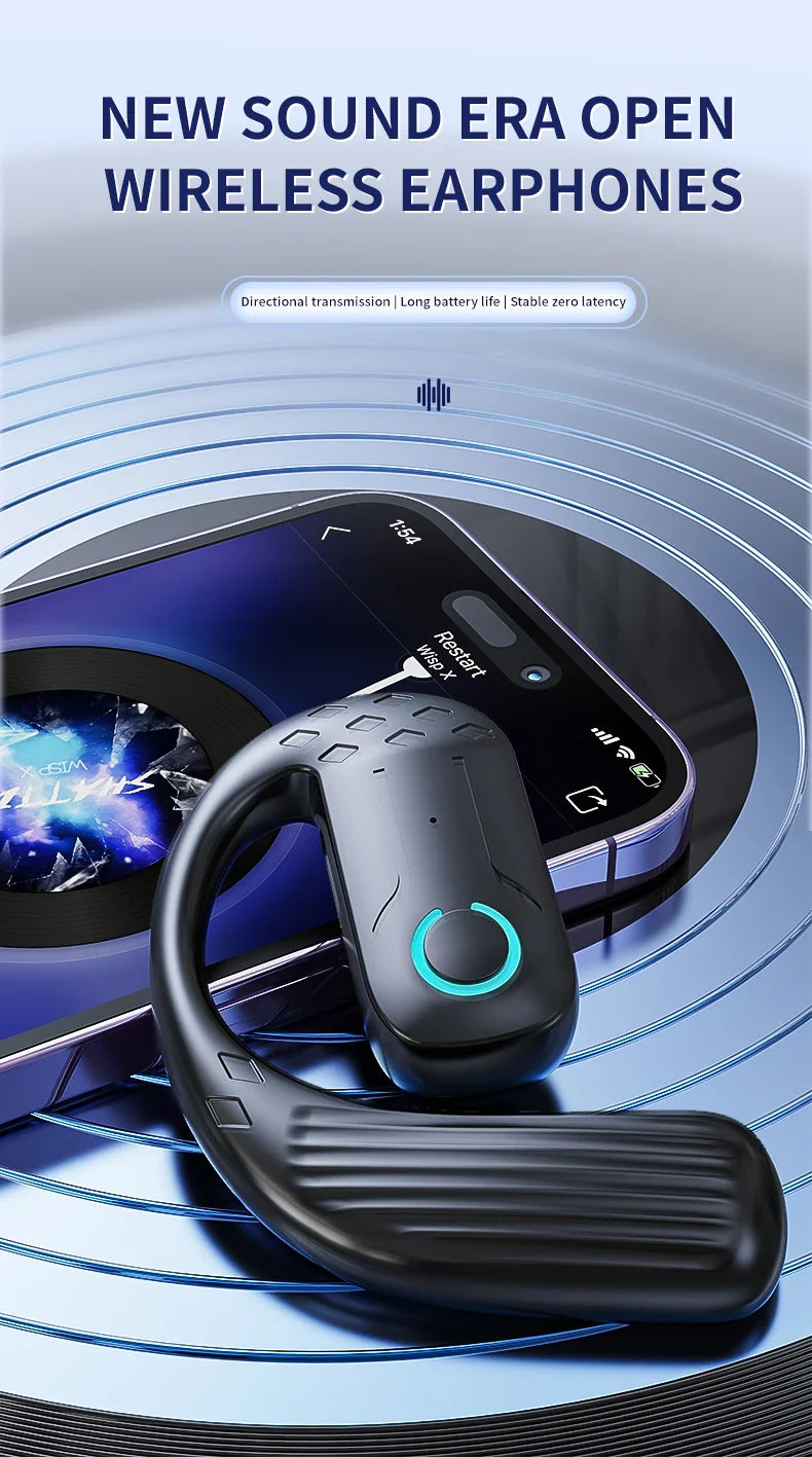Comfort-Fit 180°Rotation Crystal Clear Calls & ENC Noise Reduction Stereo Sound Headset