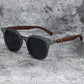 Trendy Retro Wood Grain Unisex Polarized UV Protection Sunglasses