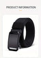 Quick Release Genuine Metal Buckle Tactical Style Soft Nylon Belt