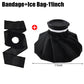 Professional Hot/Cold Compress Bandage with Reusable Ice Bag Pack & Elastic Strap