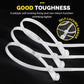 Self Locking Zip Ties with Screw Hole (100pcs)