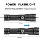 Ultra -Powerful Telescopic Zoom Impact Resistant LED Flashlight