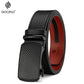 Holes-Free One-Handed Operation Micro-Adjustable Genuine Leather Belt