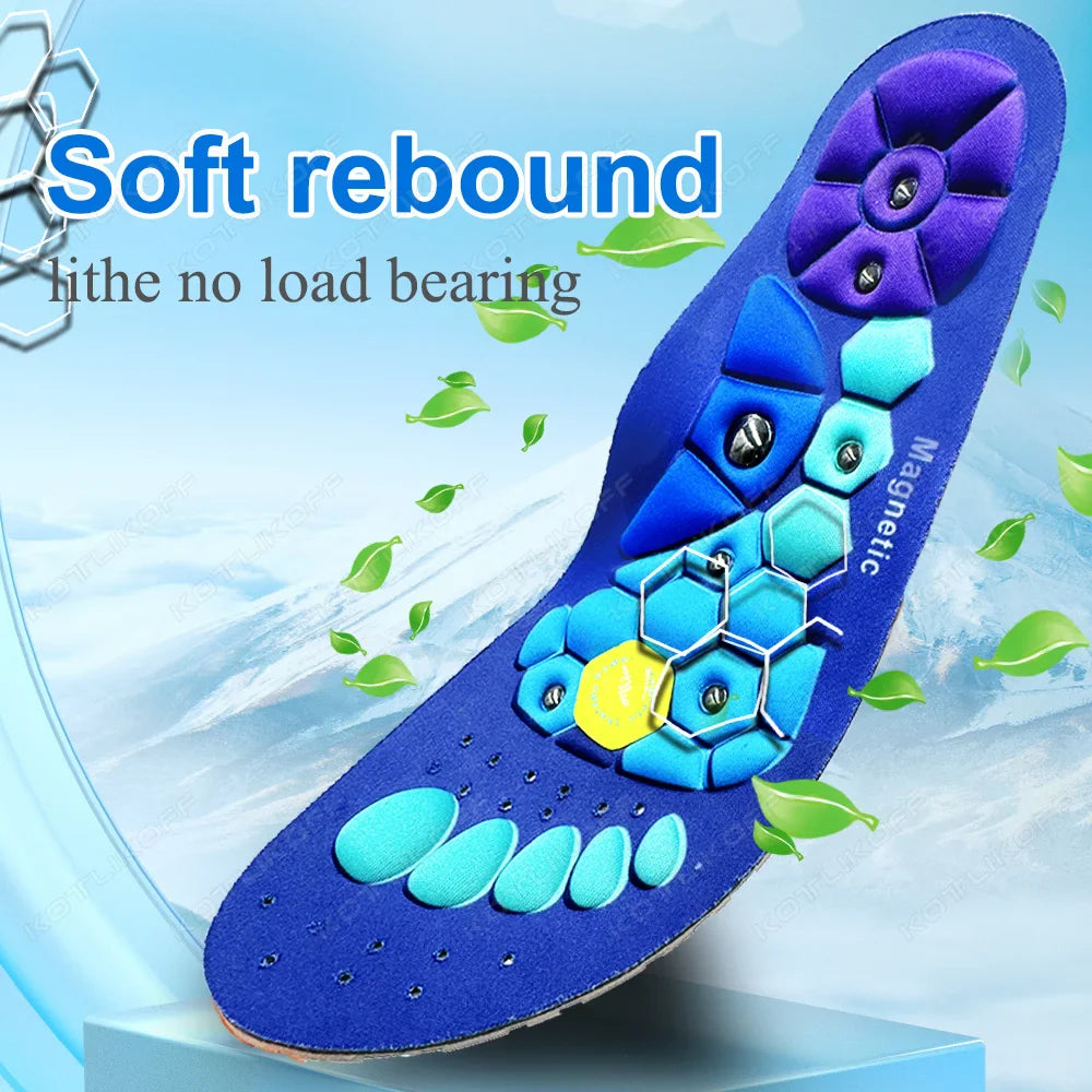 Circulation & Pain Relief Magnetic Acupressure Arch Support Insoles