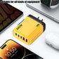 240W High-Speed 5-Port GaN Technology Intelligent Wall Charger