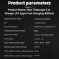 120W Super-Fast 4-in-1 Adjustable Retractable Car Charger with Digital Voltage Display