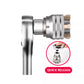 Universal Adjustable 3/8 inch 10-19 mm Torque Ratchet Wrench Head