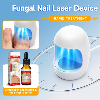 Nail Fungus Treatment Set - Dual Laser Device with Herbal Extracts Serum