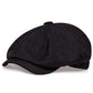 Retro Gatsby Style Classic 8-Panel Design Premium Twill Cotton Fabric Newsboy Cap