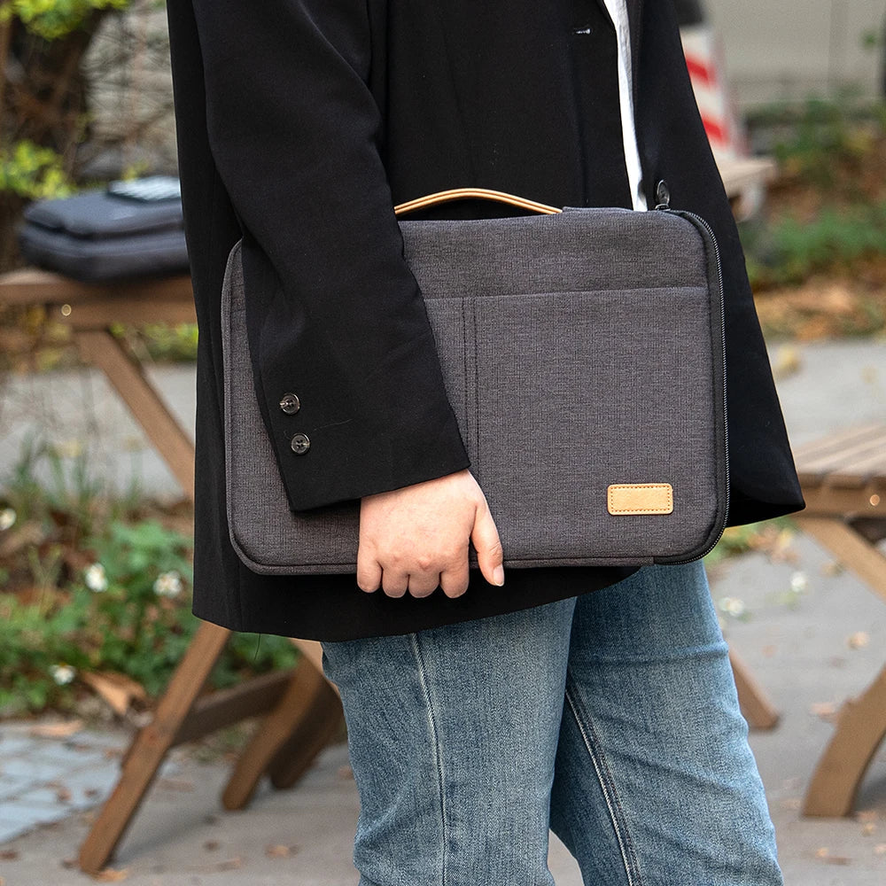 ComfortCarry 2-in-1  Thick Padding Lightweight Laptop Sleeve & Handheld Case