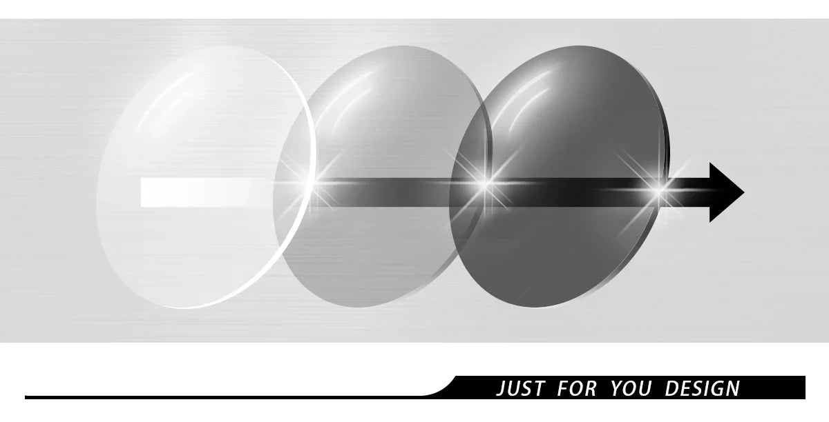 Ultra-Light Photochromic Crystal-Clear Vision Reading Glasses