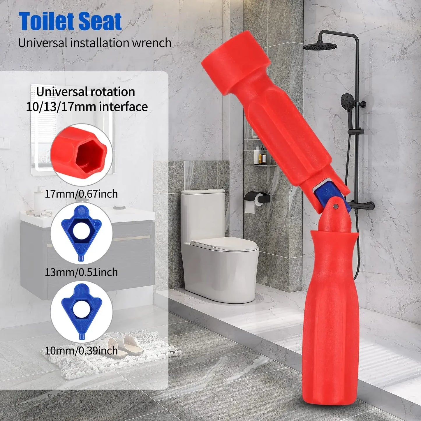 Professional Universal Toilet Seat Installation Wrench