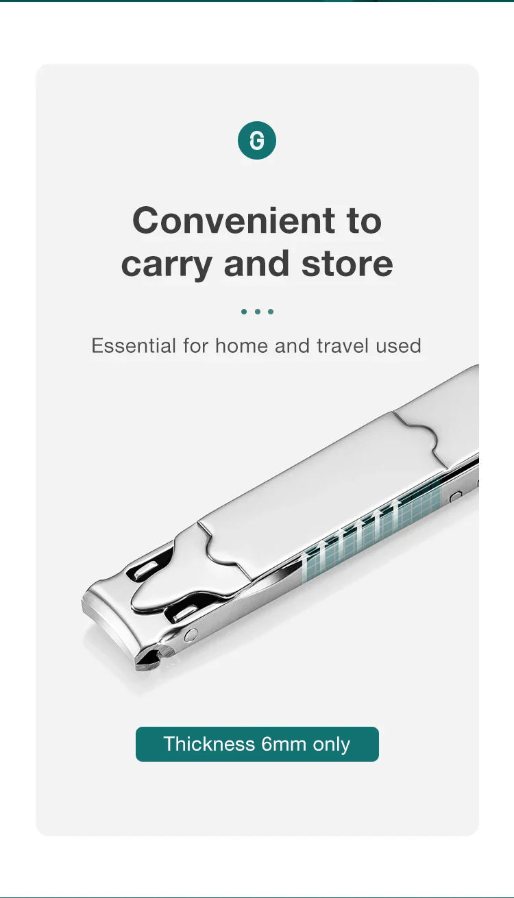 MR.GREEN Ultra-Thin Wide Jaw Travel Nail Clipper