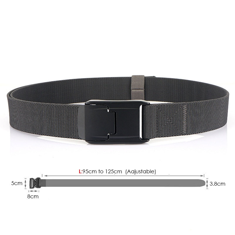 Quick Release Buckle Elastic Stretch Belt