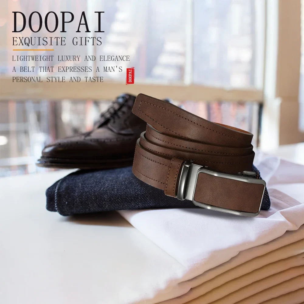 One-Handed Operation Automatic Buckle Holes-Free Micro-Adjustable Belt
