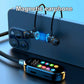 HiFi Sound Color Screen Neckband Magnetic Earphones with Noise Reduction & HD Calls