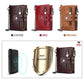 Genuine Leather Vintage RFID Blocking  Men Wallet With Chain